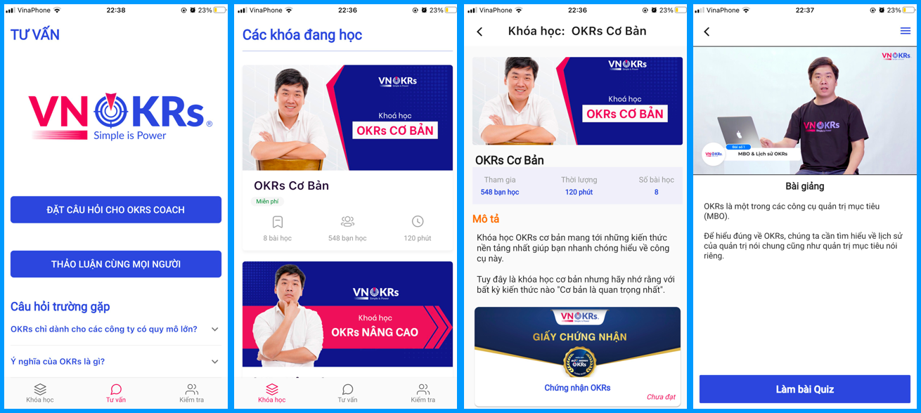 Ứng dụng VNOKRs E-Learning