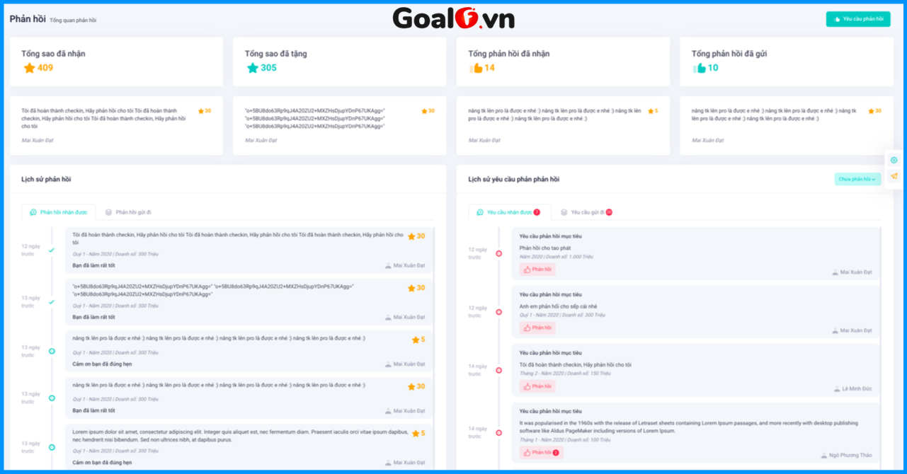 Phần mềm GoalF